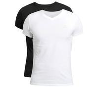 Gant 901002118 Short Sleeve V Neck T-shirt White,Black L Men