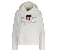 GANT Women's Archive Shield Hoodie Hooded Sweatshirt, Eggshell, XXXL
