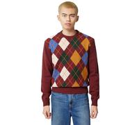 GANT Argyle C-Neck, Winter Wine, M