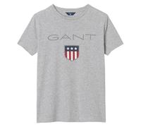 Gant Boys T-Shirt - Teen Boys SHIELD Logo, Short Sleeve, Round Neck, Cotton