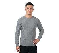 Round neck sweater Gant Cable Gris S