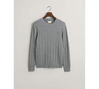 Gant Cable Sweater Grey M Men