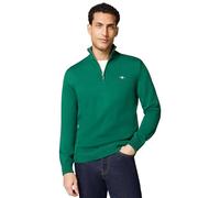 GANT Casual Cotton Half Zip, Deep forest green, M