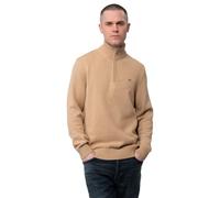 GANT Casual Cotton Half Zip, Khaki Mel, S