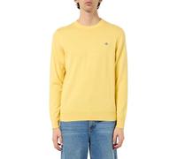 GANT Classic Cotton C-Neck, bananengelb, Medium