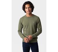 GANT Mens Cotton C Neck Bordeaux Mela Jumper