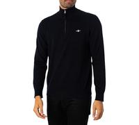 GANT Classic Cotton Half Zip, Evening Blue, 4XL