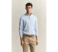 GANT Classic Cotton Half Zip Fresh Blue size XXL | Sweaters Outlet | Men | Blue XXL