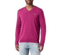 GANT Classic Cotton V-Neck Rose-red
