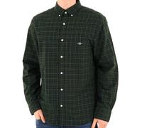 Gant Classic Poplin Check Shirt Tartan Green