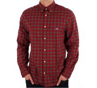 Gant Classic Poplin Tartan Shirt Ruby Red