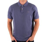 Regular Contrast Pique Polo Shirt Dusty Navy L