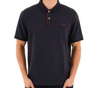 Gant Contrast Collar Polo Shirt Navy Blue