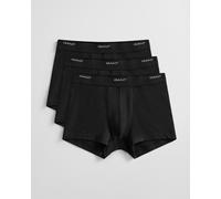 GANT Men's 3 Pack Core Trunks, Black