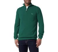 GANT Cotton Pique Half Zip, Deep forest green, XXL