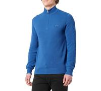 GANT Cotton Pique Half Zip, Rich Blue, XXXL