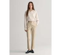 GANT Cotton Rich Slim Fit Ankle Grazer Chinos Beige