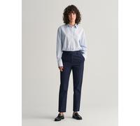 GANT Cotton Rich Slim Fit Ankle Grazer Chinos Navy