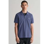 GANT Men's Reg Shield SS Pique Polo Shirt, Dark Denim Blue Melange, XXL