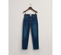 Gant Cropped Slim Fit Jeans Blue 31 Woman