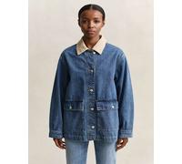 GANT Denim Collared Jacket Blue