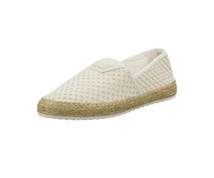 GANT FOOTWEAR Women Raffiaville Loafer, White, 6 UK