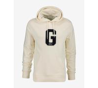 Gant G Badge Hoodie Cream White Blue - XXL