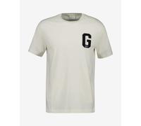 Gant G Badge Short Sleeve T-Shirt White Blue - L