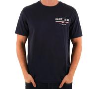 Gant Graphic 1949 T Shirt Navy Blue