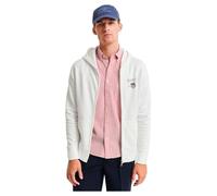 GANT Graphic Full Zip Hoodie, Eggshell, S