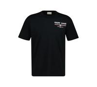 Gant for man. 2044017 Printed short sleeve t-shirt black (L), Casual, Cotton
