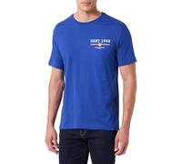 GANT Graphic SS T-Shirt, Blue, XL