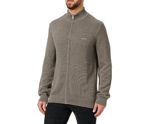 GANT Herren Cotton Pique Zip Cardigan Strickjacke