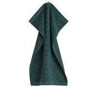 Gant Home - Jacquard Herringbone Towel 30X50, Faded Brick Towel 30x50 cm, Tartan Green - Tartan Green