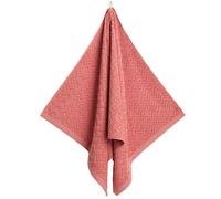 Gant Home - Jacquard Herringbone Towel 50x70 cm, Faded Brick - Faded Brick