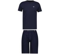 Gant Jersey T-Shirt & Shorts Pyjama Set, Navy - L