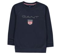 Gant Kids Logo Sweatshirt Crew Sweater Neck