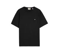 Gant Logo-embroidered Cotton T-shirt - Black - M