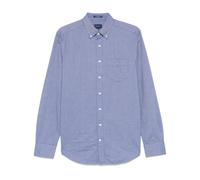Gant logo-embroidered shirt - Blue M