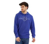 GANT Logo Hoodie, Rich Blue, M