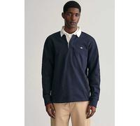 Gant Long Sleeve Rugby Shirt Dark Blue