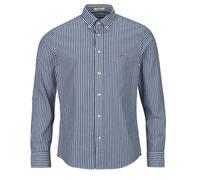 Gant Long sleeved Shirt REG CLASSIC POPLIN STRIPE SHIRT in Blue EU S