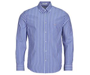 Gant Long sleeved Shirt REG CLASSIC POPLIN STRIPE SHIRT in Blue EU S