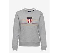 GANT LS Archive Shield Crew Neck Sweatshirt Grey BNWT Designer Mens Clothing