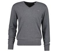 GANT Men Classic Cotton V-Neck Knit Sweater, 100% Cotton, V-Neck