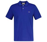 GANT Men Regular Shield Polo Shirt, Short Sleeve, Button Placket, Piqué