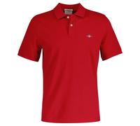 GANT Men Regular Shield Polo Shirt, Short Sleeve, Button Placket, Piqué
