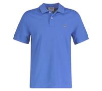 GANT Men Regular Shield Polo Shirt, Short Sleeve, Button Placket, Piqué
