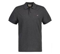 GANT Men Regular Shield Polo Shirt, Short Sleeve, Button Placket, Piqué