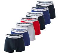 GANT Men’s Boxer Briefs 7-Pack Trunks, Cotton Stretch, Solid Colors